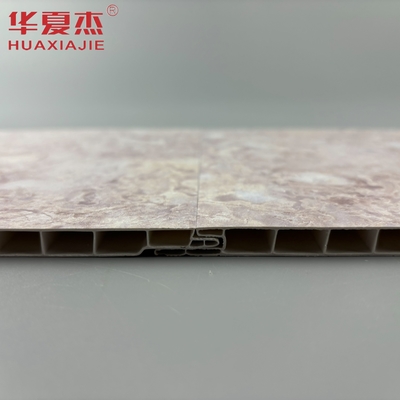 Dauerhafte perlscheinende Warmstempel-PVC-Wandplatte mit Marmor-Dekorationsplatte für die Wand