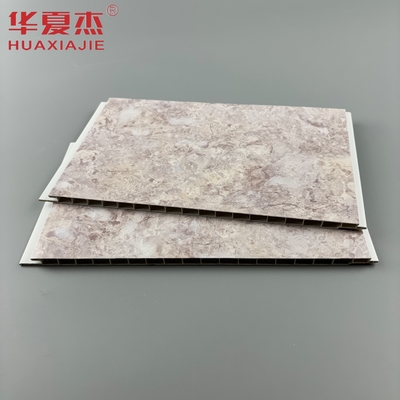 Dauerhafte perlscheinende Warmstempel-PVC-Wandplatte mit Marmor-Dekorationsplatte für die Wand