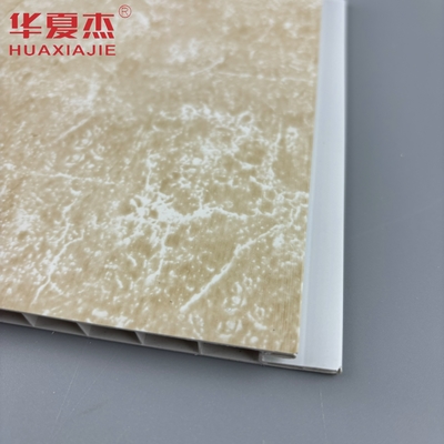 Bestseller Gelber Marmor Pvc Wandplatte Wasserdicht Pvc Marmorblech Installieren einfach Dekoration