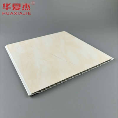 Großhandel mit hochglanzendem Druck aus PVC-Marmorblech, gelbe PVC-Wand- und Deckenplatten für die Innenarchitektur