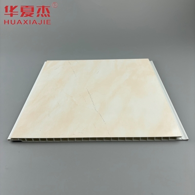Großhandel mit hochglanzendem Druck aus PVC-Marmorblech, gelbe PVC-Wand- und Deckenplatten für die Innenarchitektur