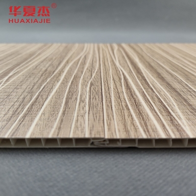 Moderne Design-Pvc-Laminatwandwandwand 250x5mm Pvc-Holzkornwand für Wohnzimmerdekoration