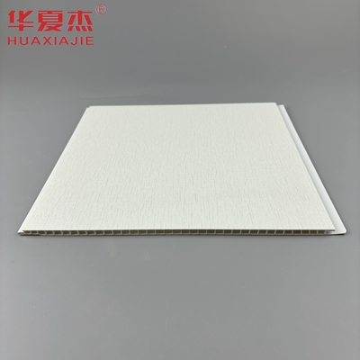Weiße Unterlage mit silbernem Metallmuster Pvc-Wandplatte Deckendekor Pvc-Platten für Wohnung