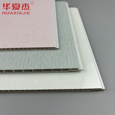 Weiße Unterlage mit silbernem Metallmuster Pvc-Wandplatte Deckendekor Pvc-Platten für Wohnung