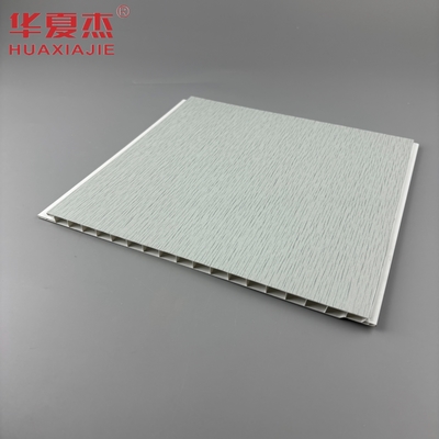 Hot Stamping PVC-Wandplatte Graue Grundplatte mit silbernem Metallmuster Deckenplatte PVC für Wohnzimmerdekoration