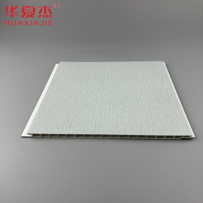 Hot Stamping PVC-Wandplatte Graue Grundplatte mit silbernem Metallmuster Deckenplatte PVC für Wohnzimmerdekoration