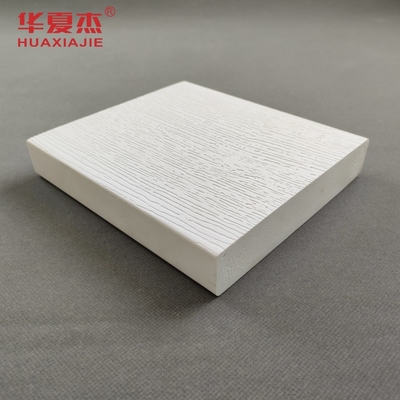 Holzmuster PVC-Platte Weißfarbe Pvc-Formen für Gebäudedekoration