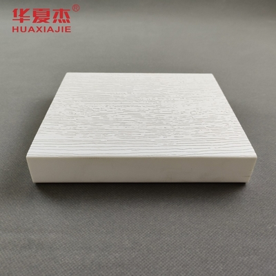 Holzmuster PVC-Platte Weißfarbe Pvc-Formen für Gebäudedekoration