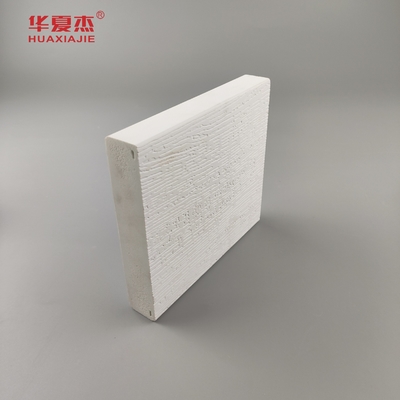 Holzmuster PVC-Platte Weißfarbe Pvc-Formen für Gebäudedekoration