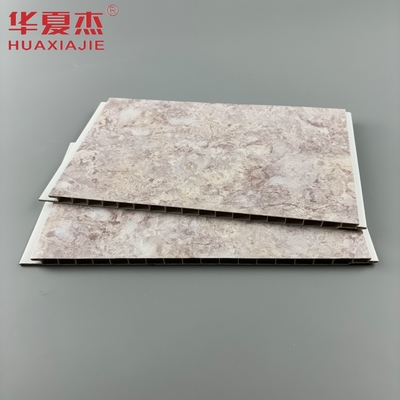 Dauerhafte perlscheinende Warmstempel-PVC-Wandplatte mit Marmor-Dekorationsplatte für die Wand