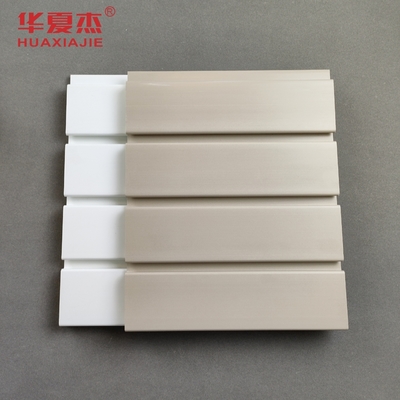 Einfach zu reinigen PVC-Slatwall-Panels Garage-Panel Wandrahmen Wasserdicht für Dekoration