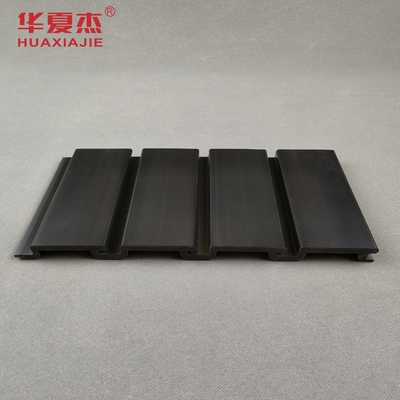 Schwarze hochglänzende PVC-Lamellenwände für den Innenbereich PVC-Garagenpaneel