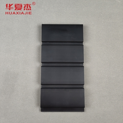 Schwarze hochglänzende PVC-Lamellenwände für den Innenbereich PVC-Garagenpaneel