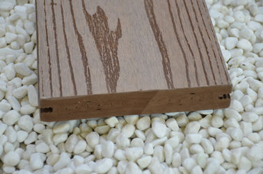Ein guter Preis. Plastikfußbodenbelag- WPC zusammengesetzte Decking-Koppelungs-Vinyldecking-Materialien Online