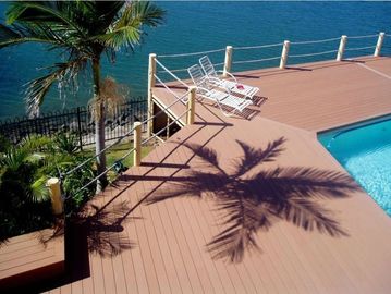 Ein guter Preis. Decking-Bodenbelag-Hinterhof im Freien vereinigt WPC-Zusammensetzung Decking Online