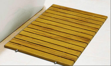 Ein guter Preis. Rechteckige hölzerne zusammengesetzte Duschplastikmatte 80cm x 60cm des Decking-WPC Online