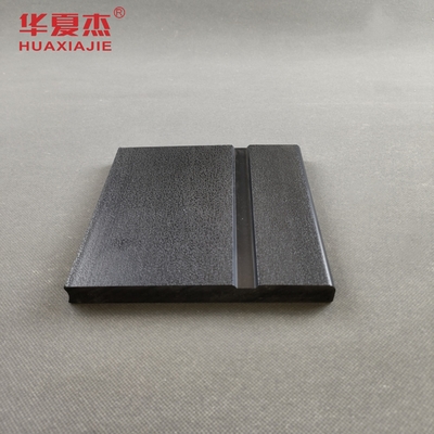 Ein guter Preis. Schwarzes PVC-Skirtenbrett 150 mm PVC-Basisbrett Innenarchitektur Online