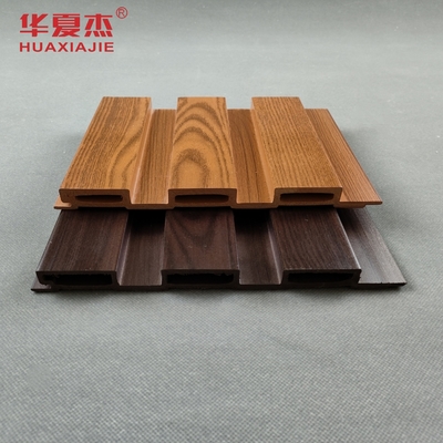 Rote Holzfarbe WPC-Wandplatte Hochglanz Druckwand PVC-Platten