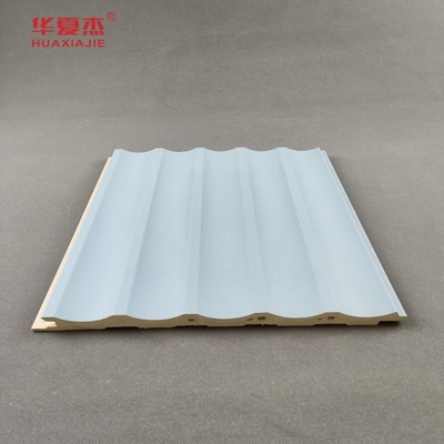 Hohle U-förmige Platten WPC Wandplatten Dekoration Blaue Tafel