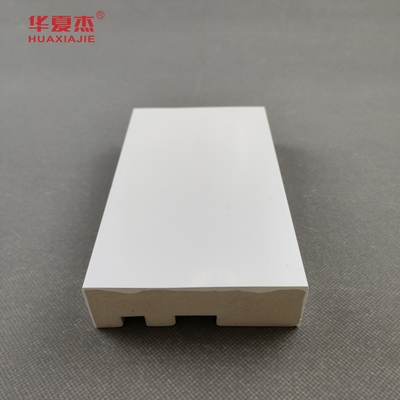Ein guter Preis. Weiße Kappe Flat Casing WPC PVC Türrahmen Innen- und Außenhausdekoration Online