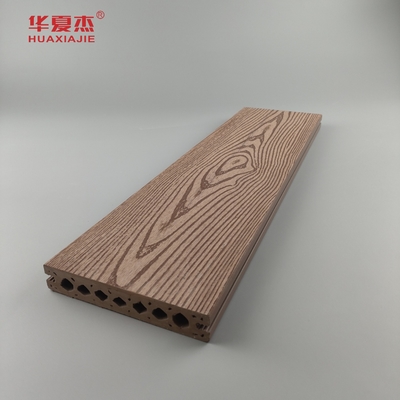 Ein guter Preis. Anti-UV-Decking-Fliesen Holzkorn Wpc Außendecking-Boden Co-extrudiert Hohldeck Online