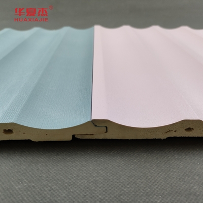 Ein guter Preis. Hochwertiges WPC-Flopfenwandbild rosa und blau wpc-Board Innenwanddekoration Online