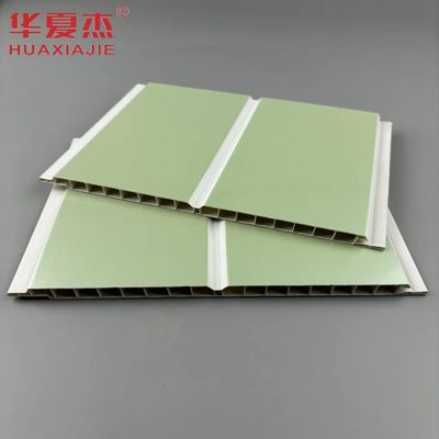 200mm wasserdichte PVC-Wandplatten Grünes Heißstempeln PVC-Platten Wohnkultur