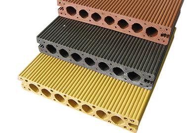 Ein guter Preis. Imprägniern Sie Eiche WPC zusammengesetzten Decking im Freien für Park/Schlitz-Gehweg-Plattform Online