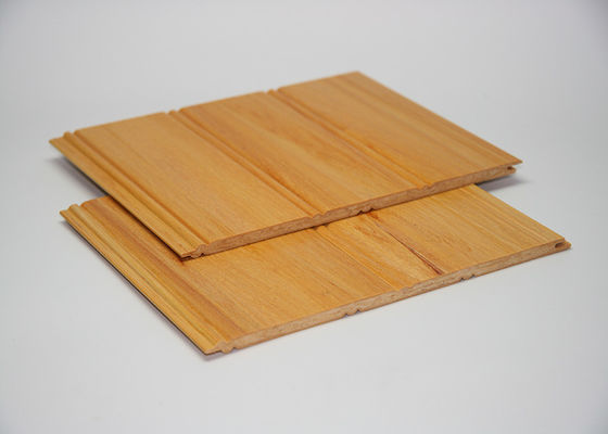 Ein guter Preis. Wirtschaftliche Holz WPC Wandplatte Holzfarbe wasserdichte Oberfläche Online