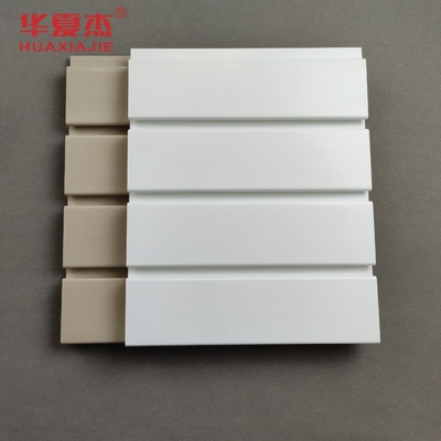 Einfach zu reinigen PVC-Slatwall-Panels Garage-Panel Wandrahmen Wasserdicht für Dekoration