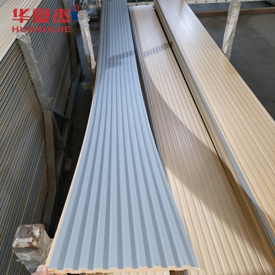 Ein guter Preis. Blaue Oberfläche Wpc Fluted Wandplatte Hochwertige Wpc-Platten Innenarchitektur Online