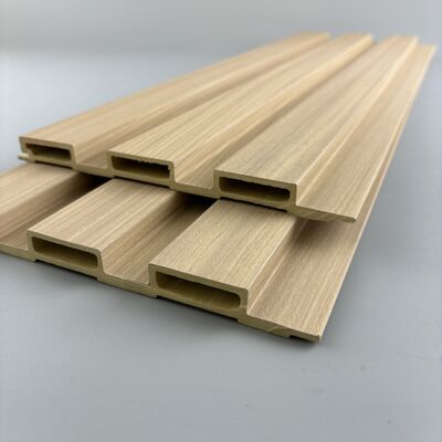 Ein guter Preis. Laminate Oberfläche WPC Wandplatte Holzkorn Design WPC Flachplatte Innendekoration Online