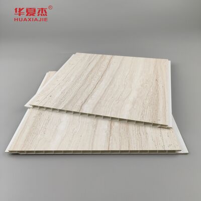 Ein guter Preis. Wasserdichte PVC-Wandplatte mit Feuchtigkeitsbeständigkeit und 250x8mm Größe für feuchte Bereiche Online