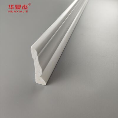 Ein guter Preis. Customized Length PVC Trim Molding mit quadratischem Profil und glatter Oberfläche für Innenbauten Online