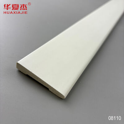 Ein guter Preis. Großhandel beliebt 11/32x2-1/8 Bevel Hülle PVC Weiß Basis Board Wasserdichte Skirting PVC Hausdekoration Online