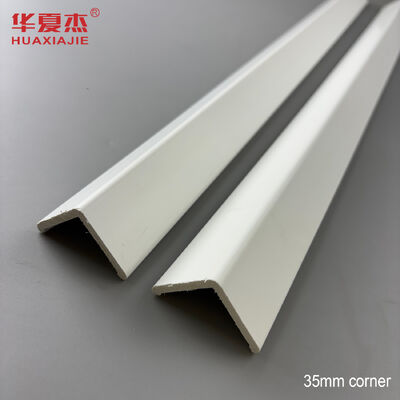 Ein guter Preis. Weiße PVC-Ecke 35mm PVC-Formen Wasserdicht und langlebig für Innenarchitektur Online