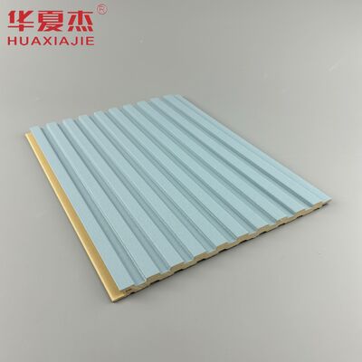 Qualität Umweltfreundlich, recycelbar und umweltfreundlich WPC-Wandplatten Moderner Design-Stil PVC-Umwickelung Wasserdicht Dauerbau Fabrik