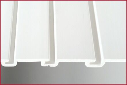 Ein guter Preis. Ausgezeichnete Brandbeständigkeit PVC-Schlittenwandplatten Antiseptisch wasserdicht für Verkaufsbildschirme und Lagerwände Online