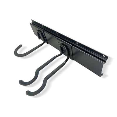 Ein guter Preis. Garagen-Speicher-Metall Slatwall täfelt schwarze Farbe mit Haken und Schrauben Online